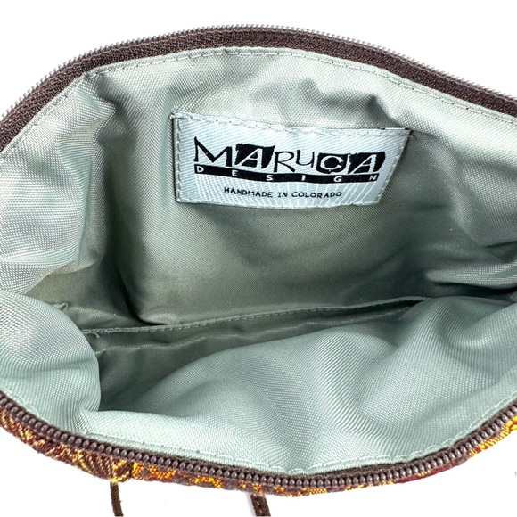 Maruca Tomboy Crossbody Bag Floral Tapestry Handbag Handmade Colorado Brand New - Picture 3 of 8